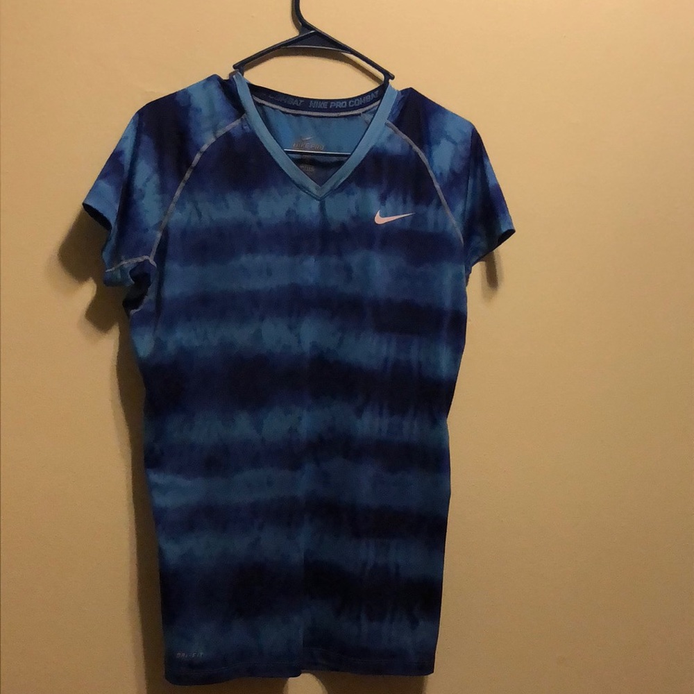 Blue nike shirt